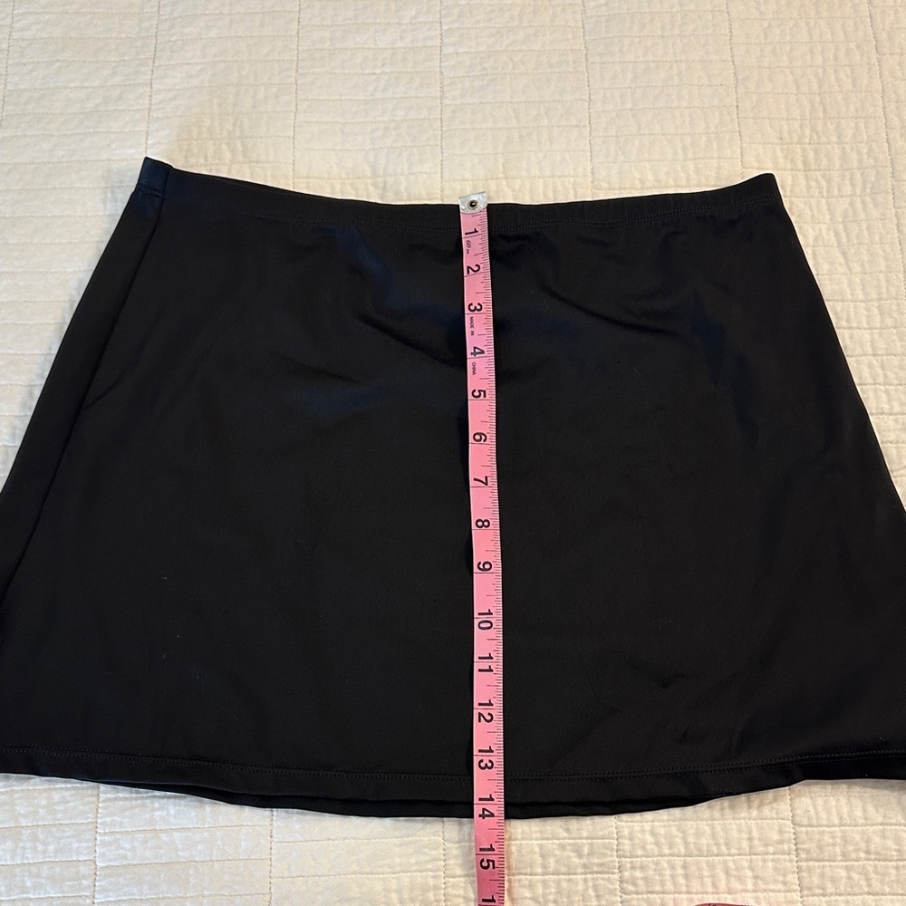 Swim Skirt Large NWOT Side Slits Cover Up Resortwear Beach Vacation - Picture 5 of 6